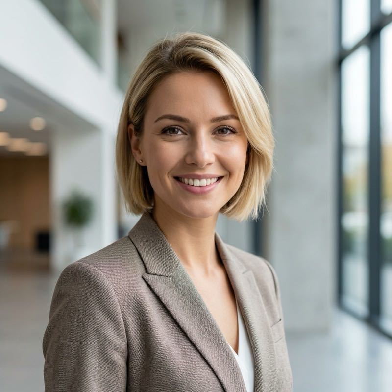 Портрет Анны М., довольной студентки образовательной платформы